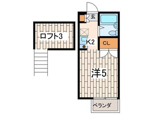 パレス三ツ沢上町の物件間取画像